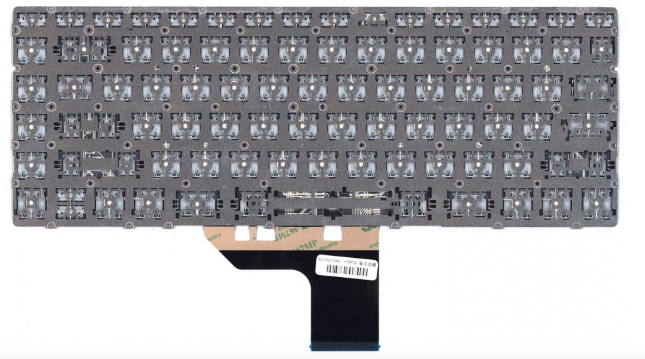 Клавиатура HP Spectre x360 13-ac003ur серебристая, с подсветкой, OEM