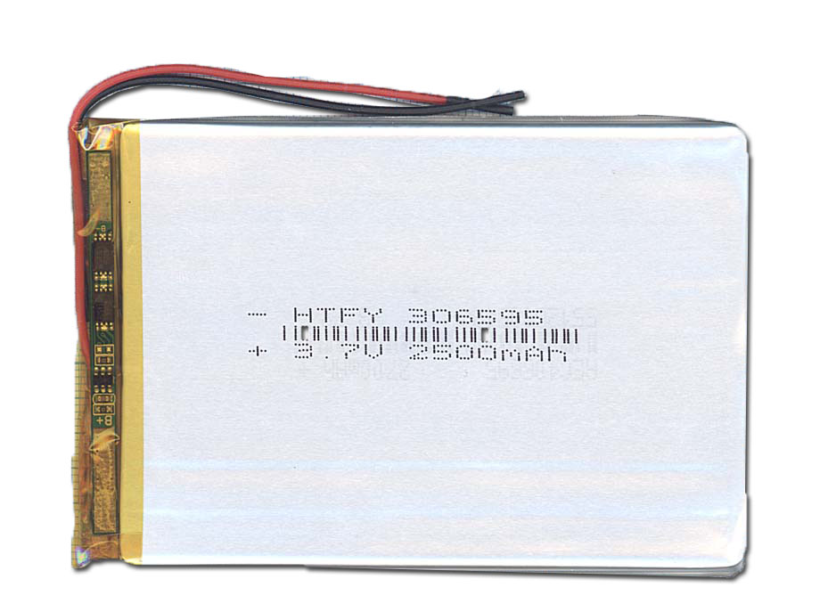 Аккумулятор Li-Pol (батарея) 3*65*95мм 2pin 3.7V/2500mAh