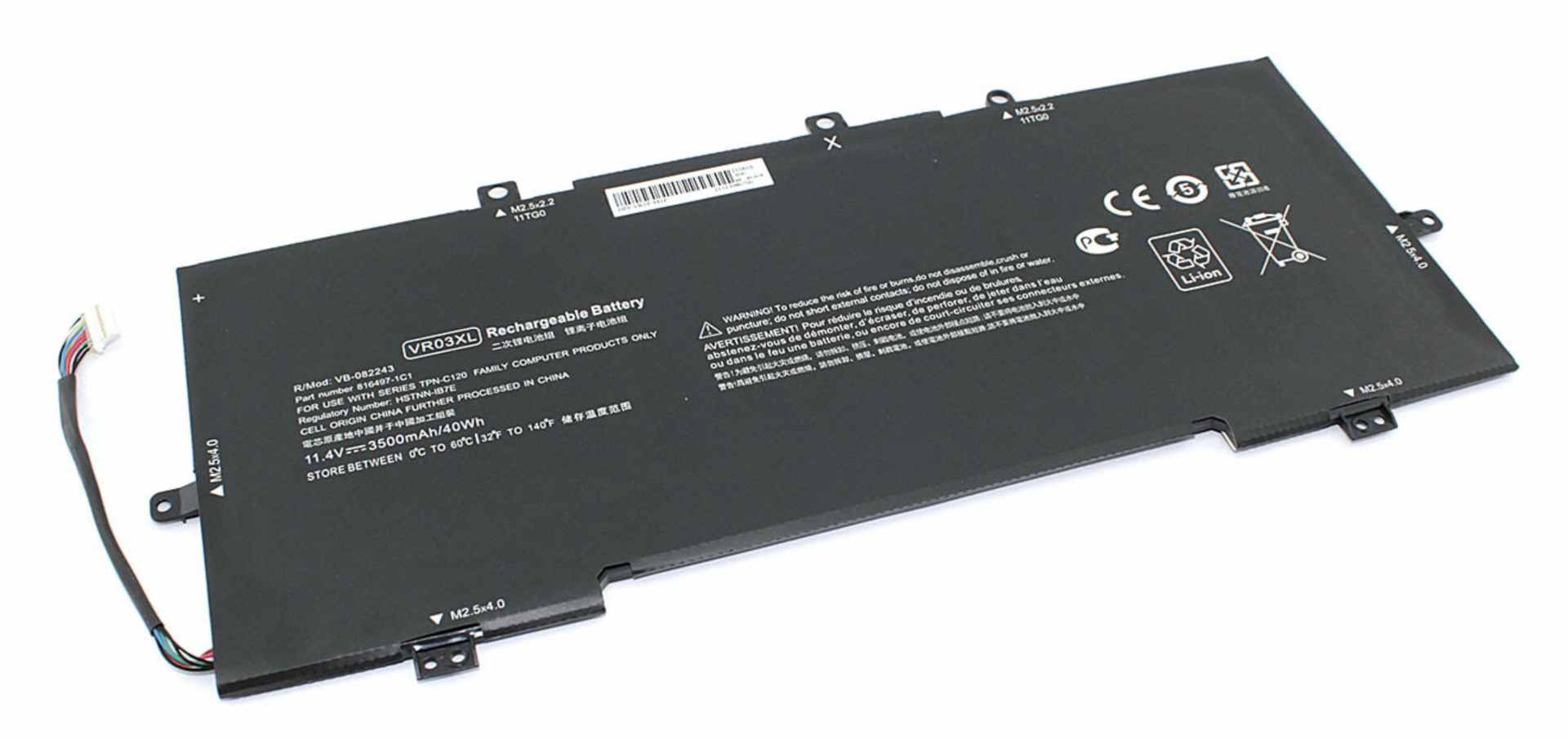 Аккумулятор HP ﻿Envy 13-d002ng 11.4V, 3500mAh, OEM