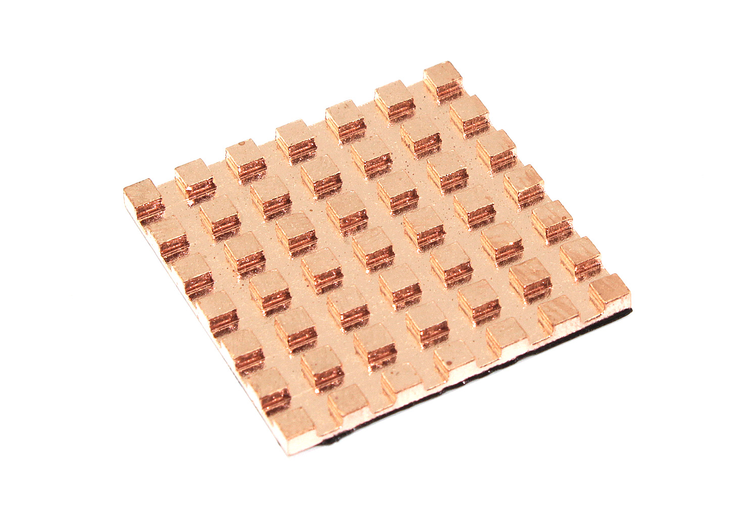 Медный радиатор 30х30х2мм с термоскотчем 3M 9448A