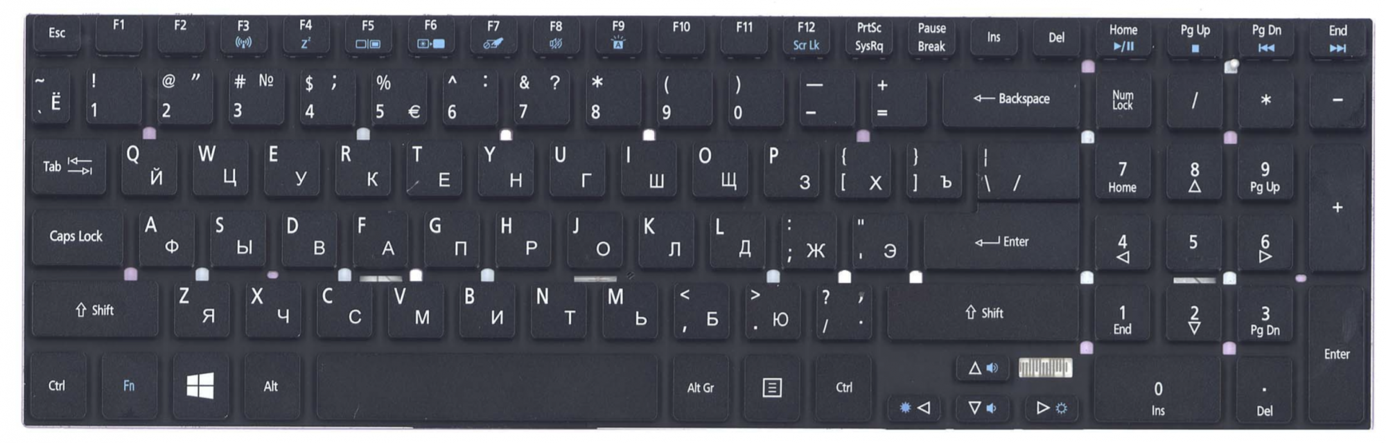 Клавиатура Acer Aspire E1-522 OEM