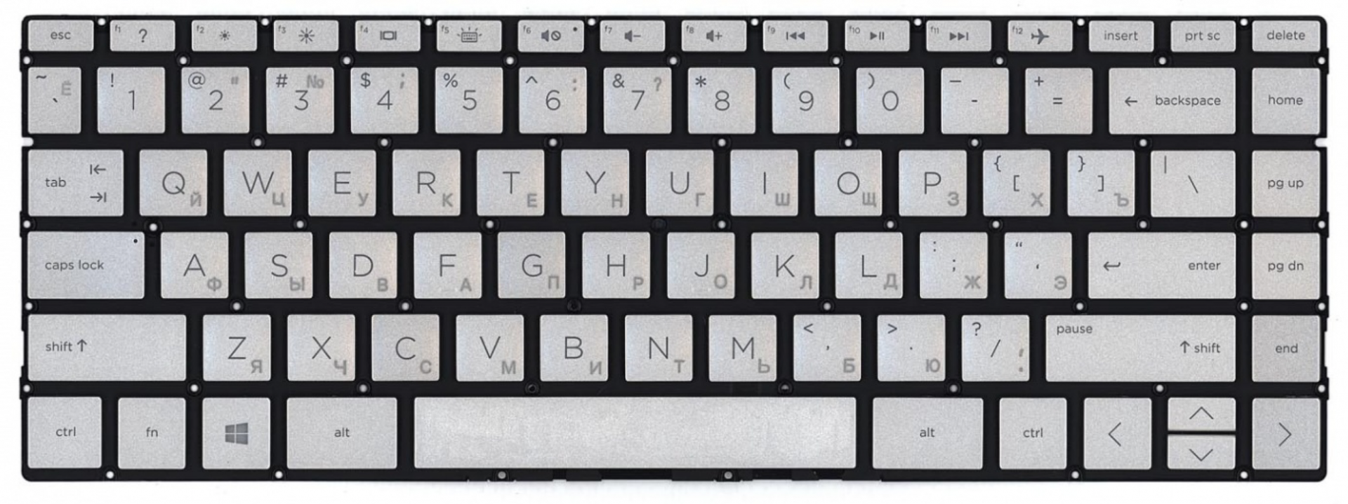 Клавиатура HP Pavilion 13-an0084ur золотая, OEM