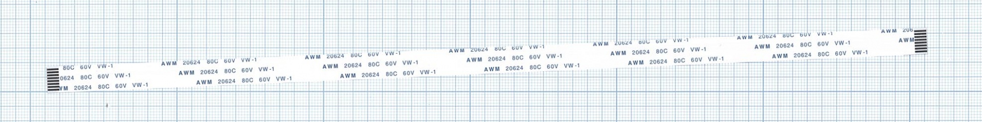 Шлейф универсальный 8pin, шаг 1мм, длина 30см