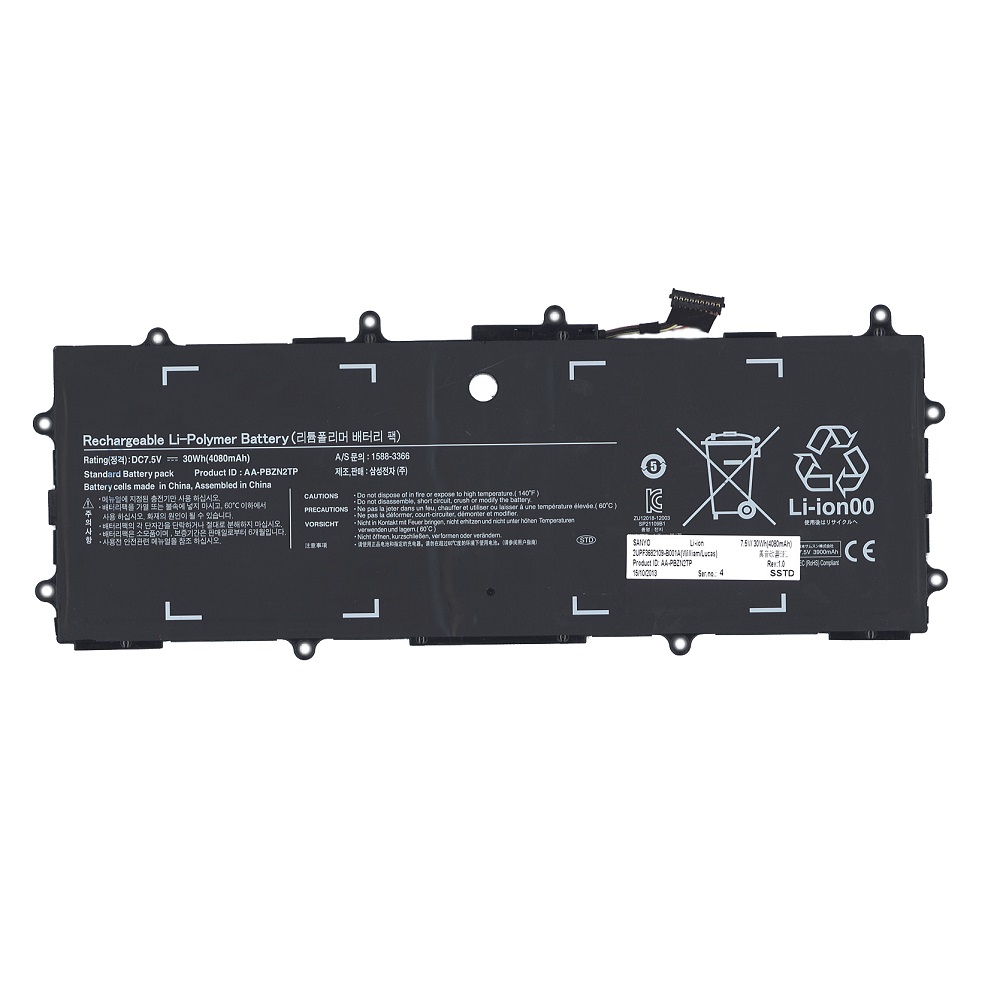 Аккумуляторная батарея AA-PBZN2TP для Samsung  XE500T1C 905s3g 7.5V 30Wh