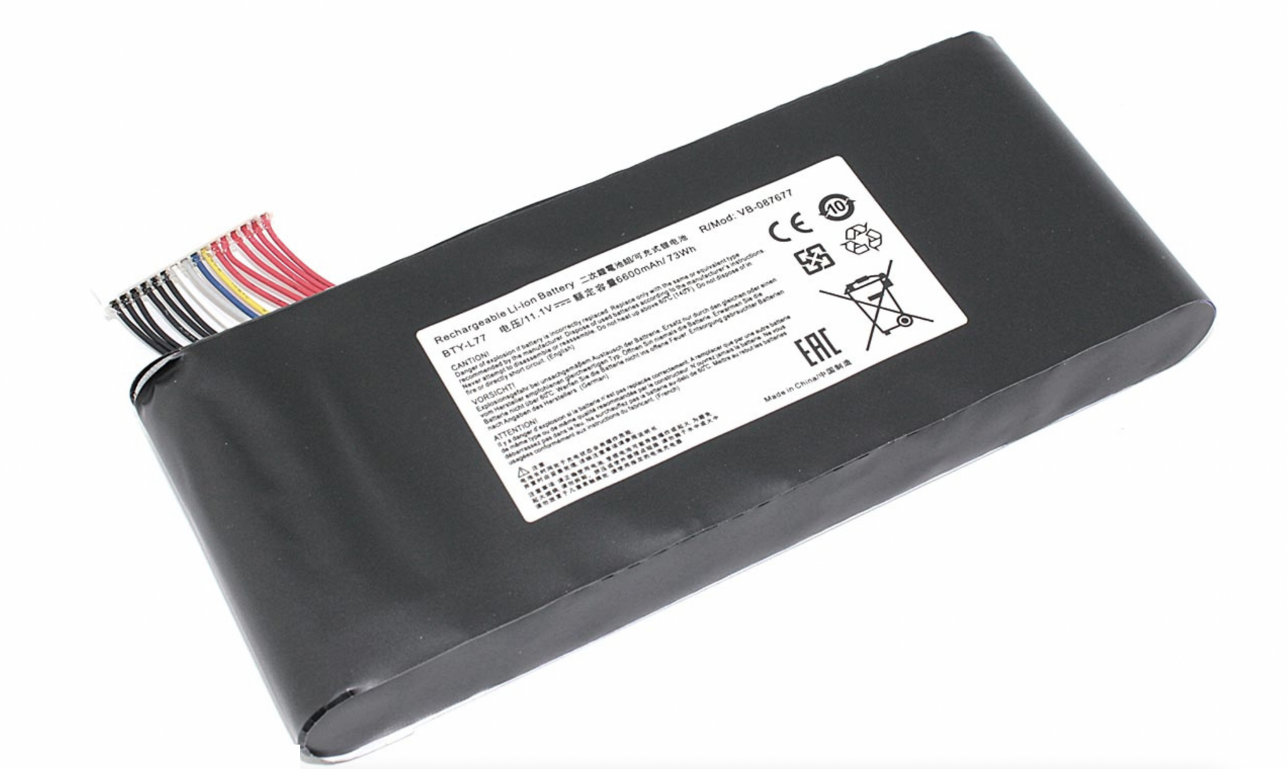 Аккумулятор MSI GT72 11.1V, 6600mAh, OEM