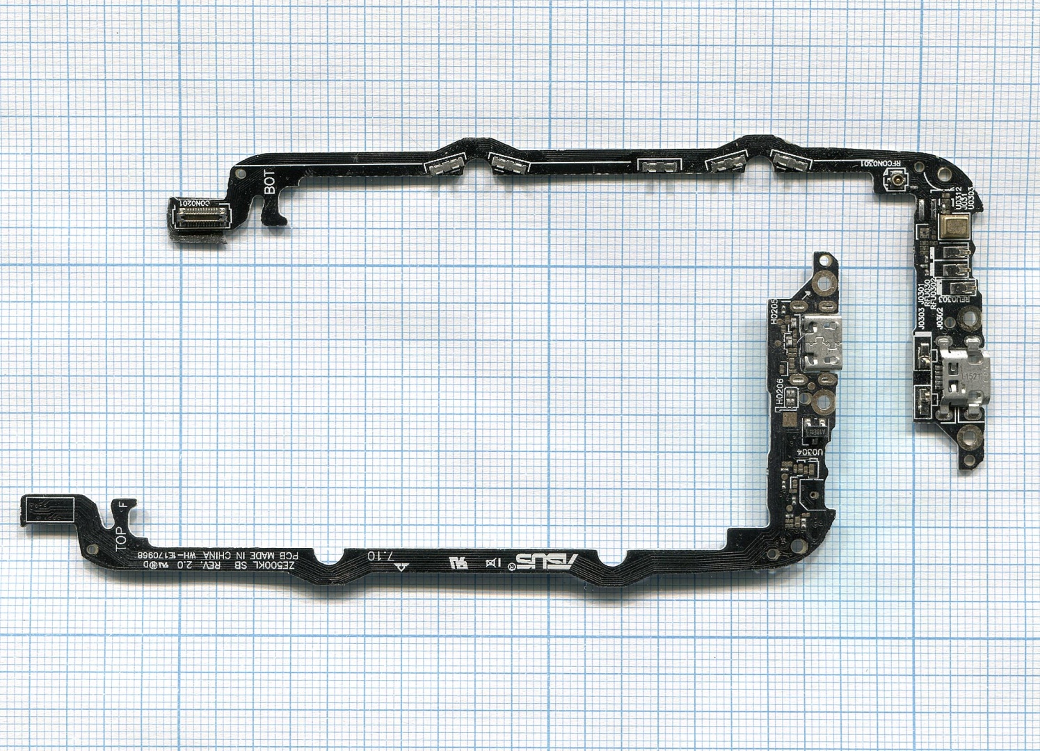 Плата разъема питания с микрофоном для Asus Zenfone 2 Laser ZE500KL