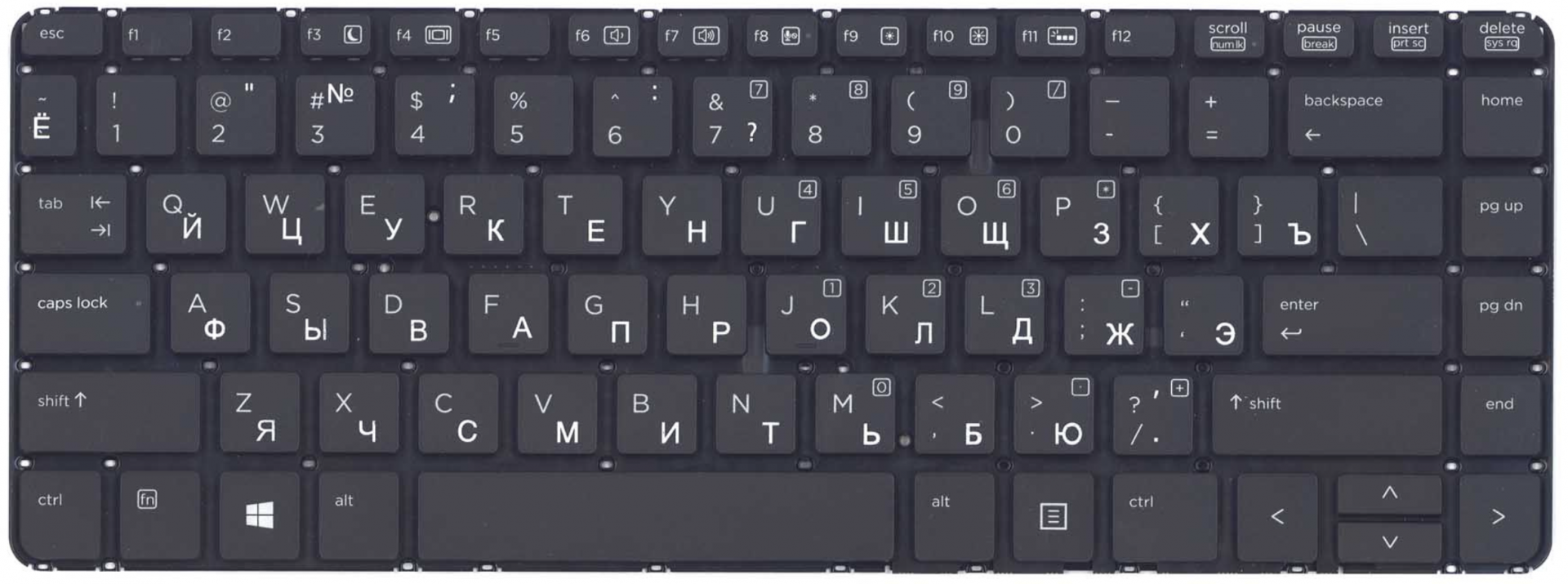 Клавиатура HP ProBook 430 G2 с подсветкой, OEM