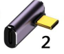 Переходник USB 4 Type C  угловой тип 1