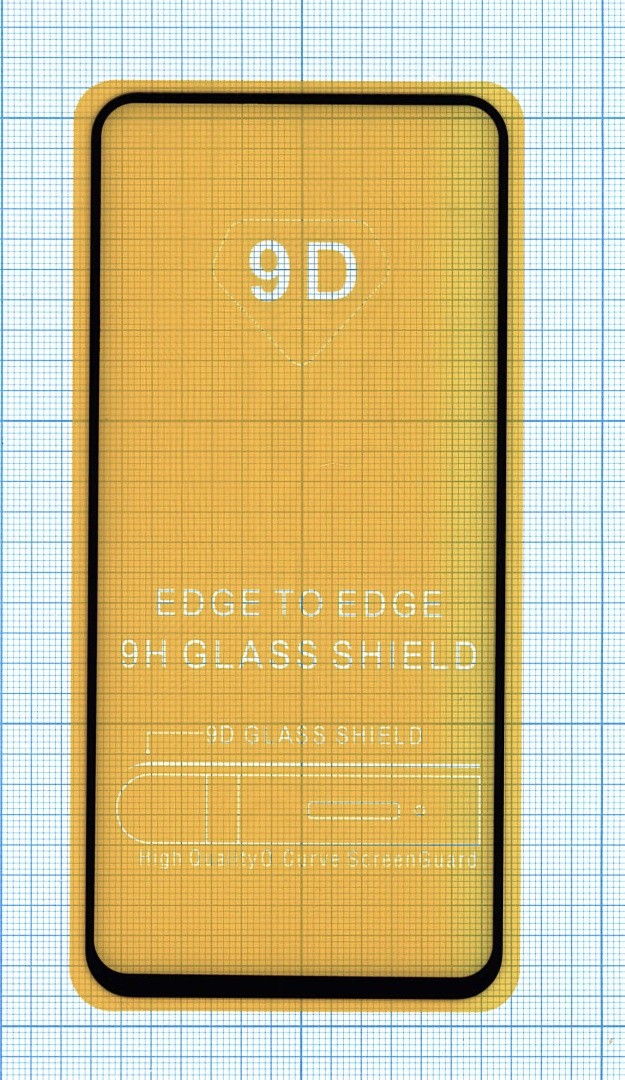 Защитное стекло "Полное покрытие" для Huawei Honor 20 (Honor 20 Pro) черное