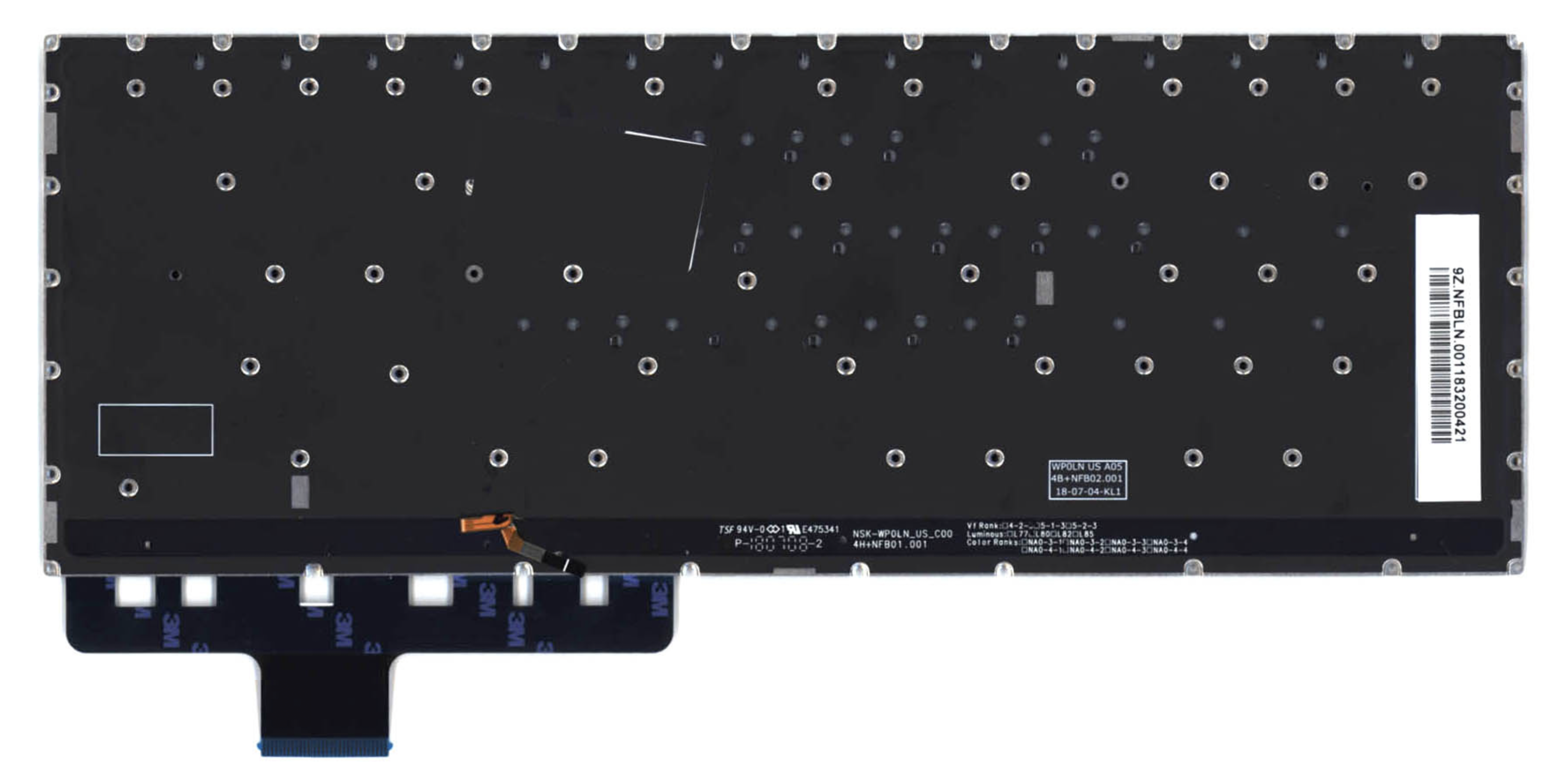 Клавиатура Acer Aspire 3 A315-22G с подсветкой, OEM