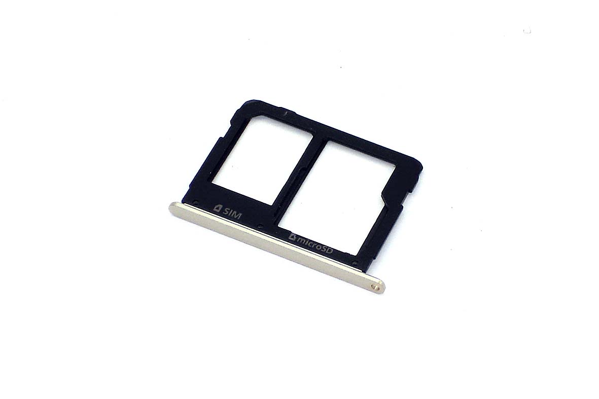 Лоток для SIM-карты Samsung Galaxy A7 (A710F) -1 SIM золотой