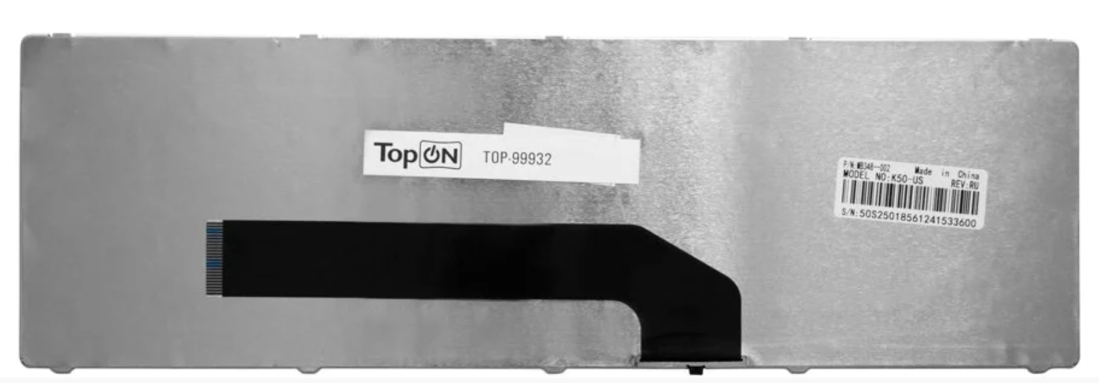 Клавиатура ASUS K50C чёрная, матовая, OEM