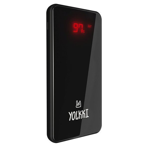 Power Bank 10000mA YOLKKI Radiant (2 USB выхода 2,1A/2,1A/) черный