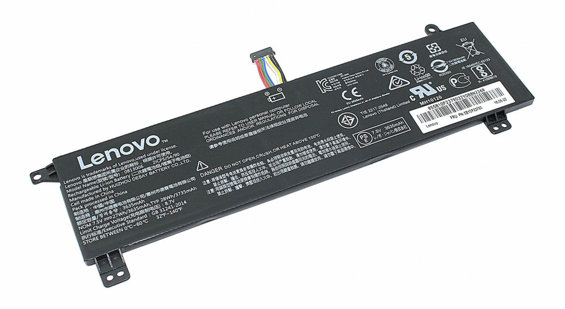 Аккумулятор Lenovo ﻿IdeaPad 120S-11IAP(81A40060GE) 7.5V, 3635mAh, Original