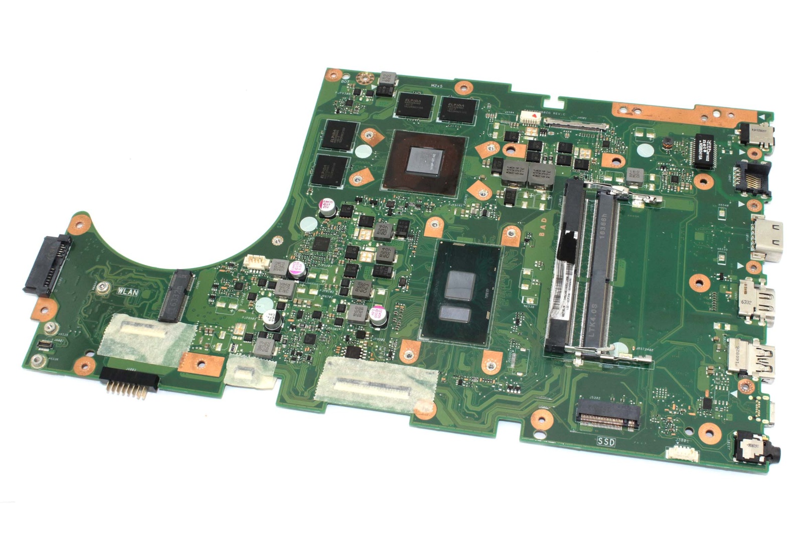 Материнская плата для Asus X756 I5-7200U донор компонентов