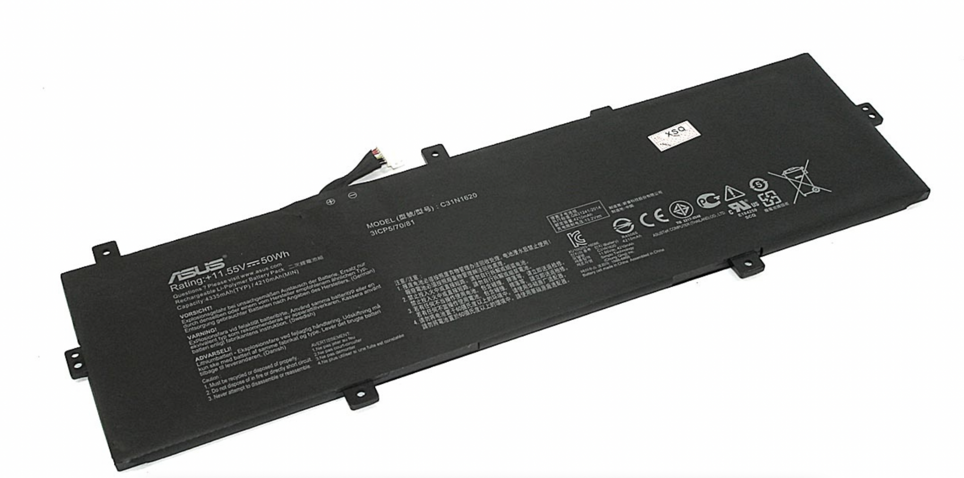 Аккумулятор ASUS Zenbook UX430UN-GV043R 11.55V, 50Wh, Original