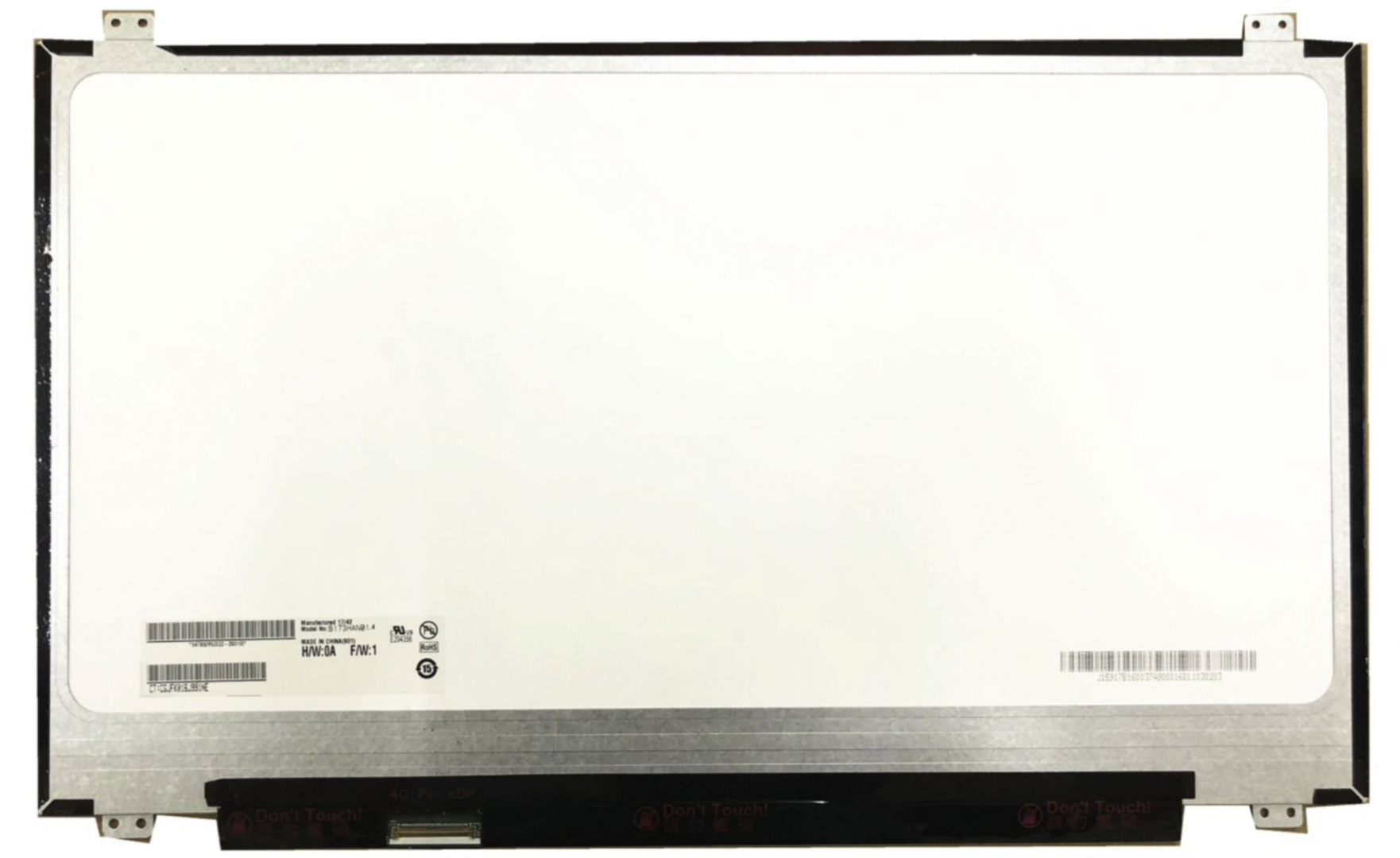 Матрица 17.3" LED Slim 40pin eDP слева, FullHD, 144hz, матовая