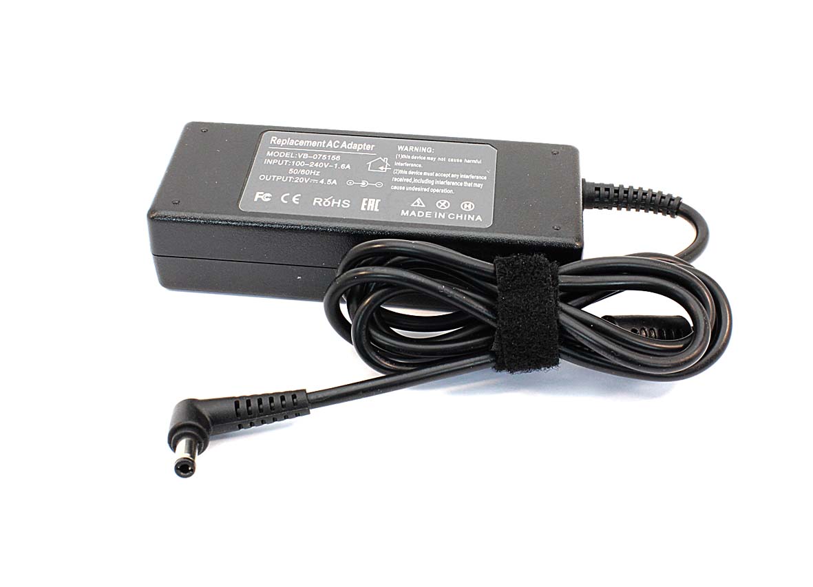 Блок питания (сетевой адатер) для ноутбуков Fujitsu 20V 4,5A 5,5x2,5mm 90W  OEM