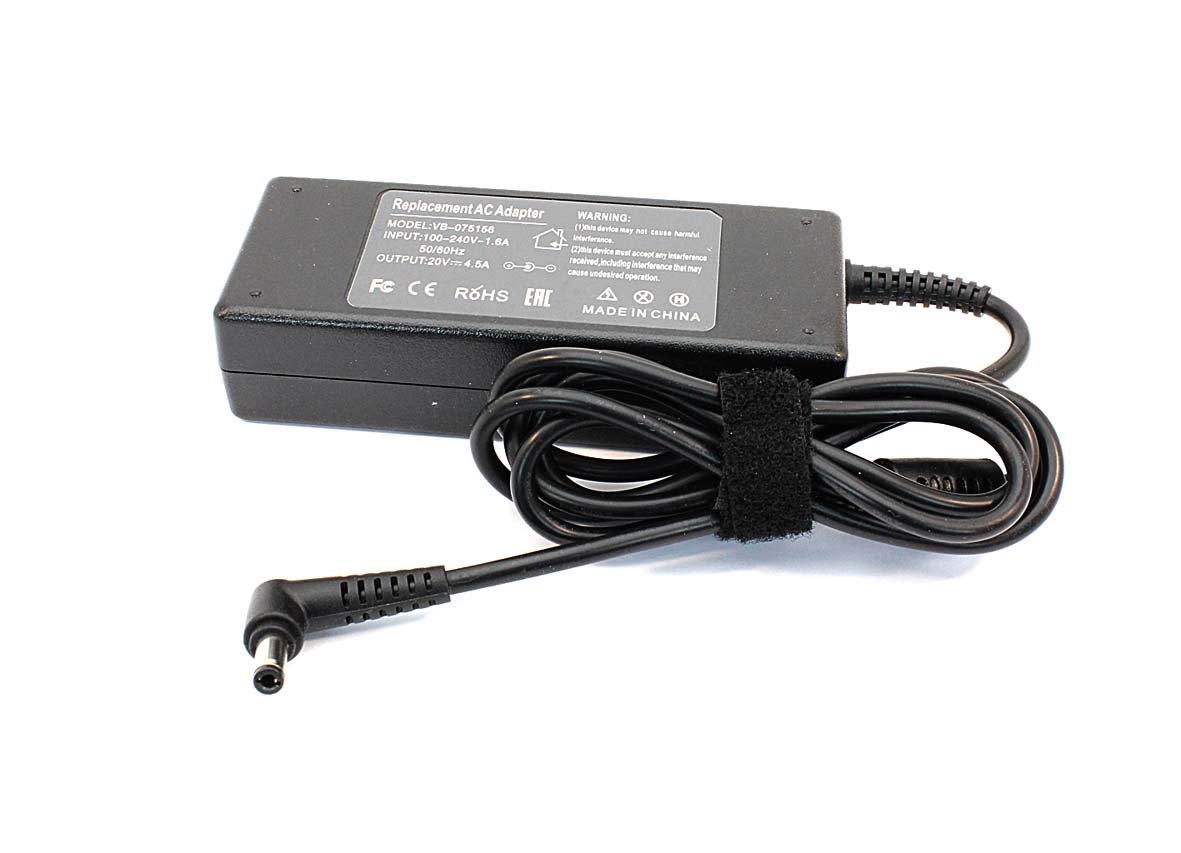 Блок питания (сетевой адатер) для ноутбуков Fujitsu 20V 4,5A 5,5x2,5mm 90W  OEM