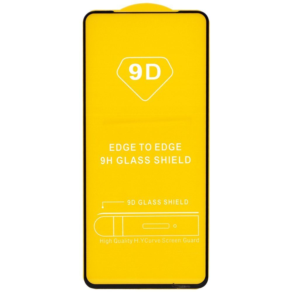 Защитное стекло Honor 10X Lite/Huawei P Smart (2021) 2,5D Full Glue с рамкой черное /тех.пак/