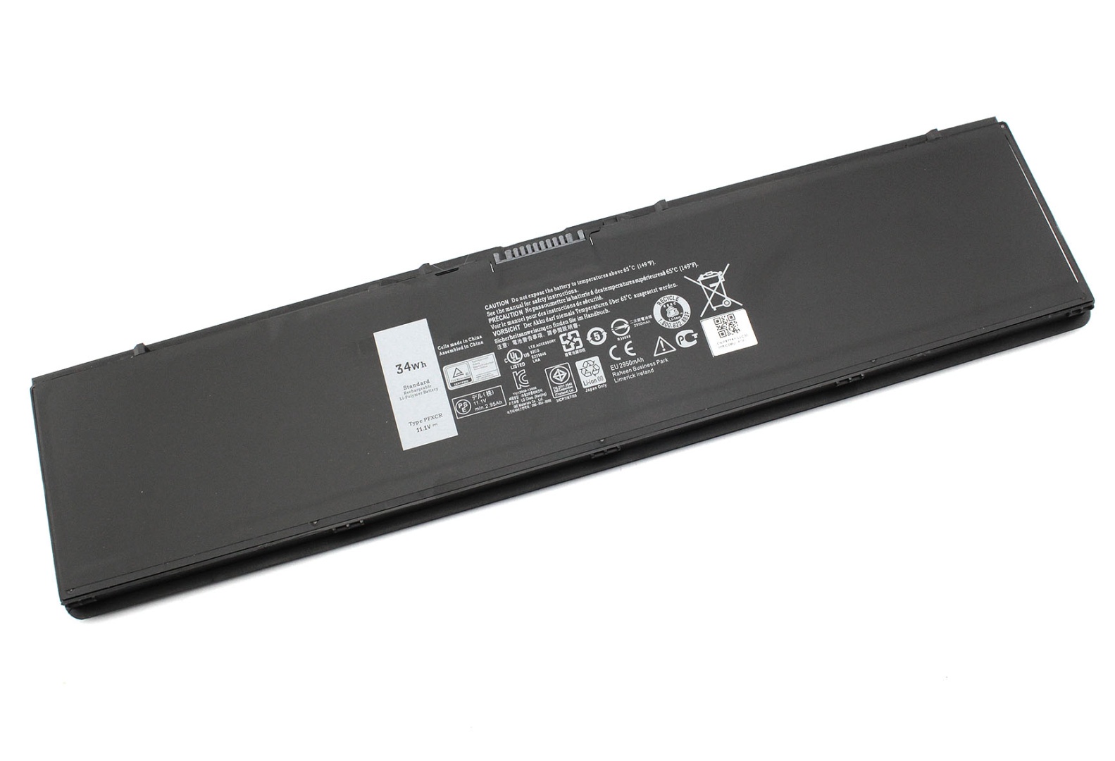 Аккумуляторная батарея для ноутбука Dell Latitude E7450 (PFXCR) 11.1V 34Wh