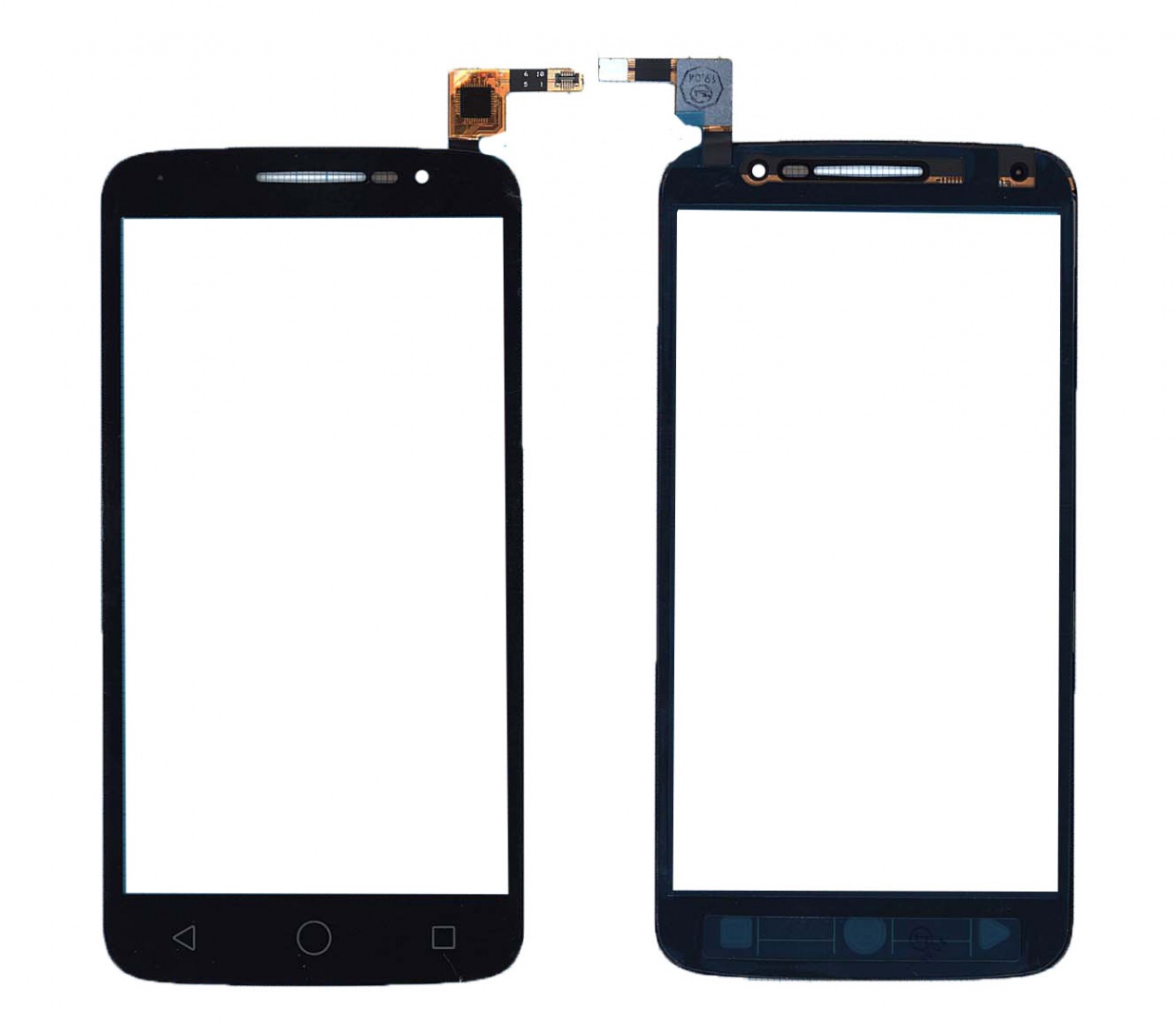 Сенсорное стекло (тачскрин) для Alcatel One Touch Pop 2 7043Y черное