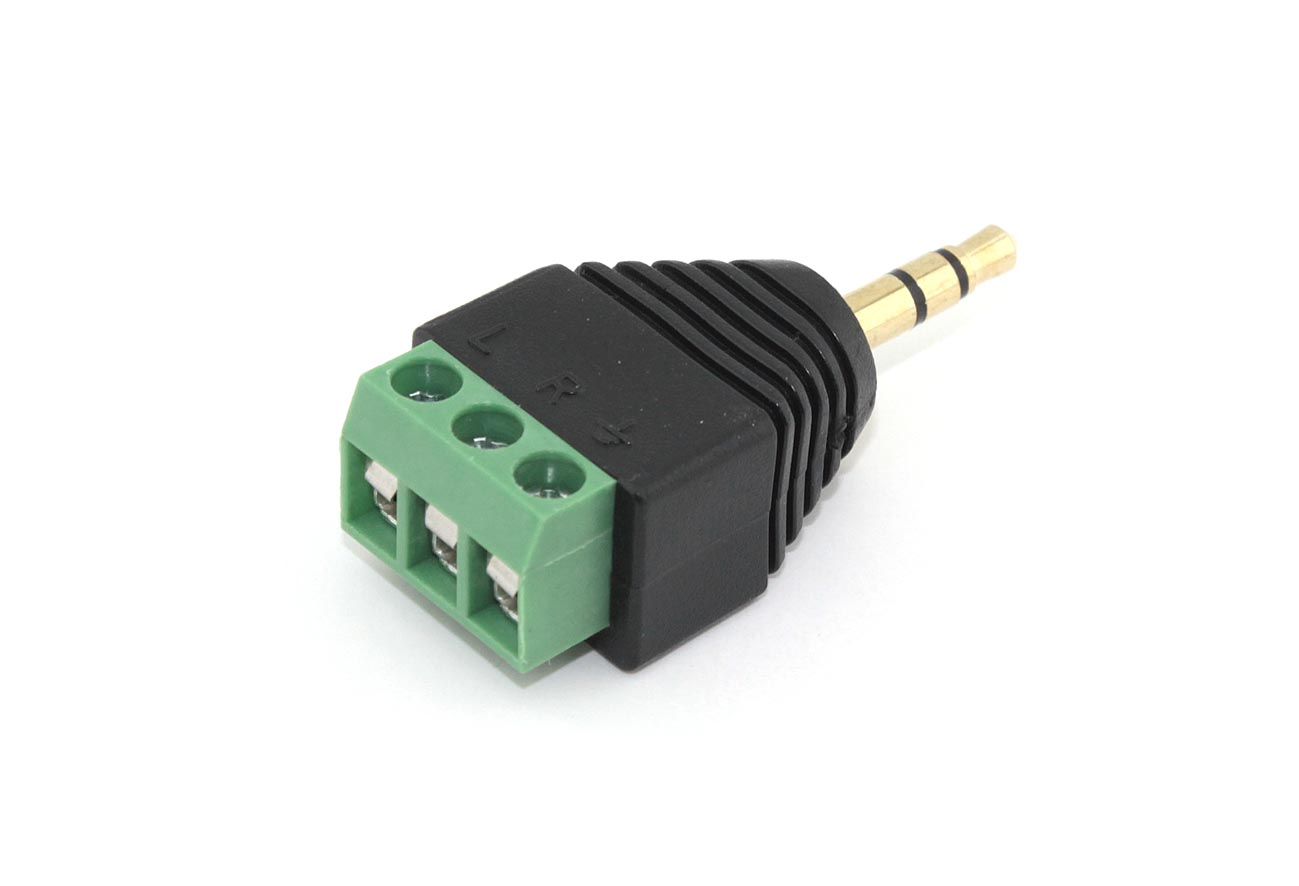 Сборный штекер miniJack 3.5 мм 2 канала