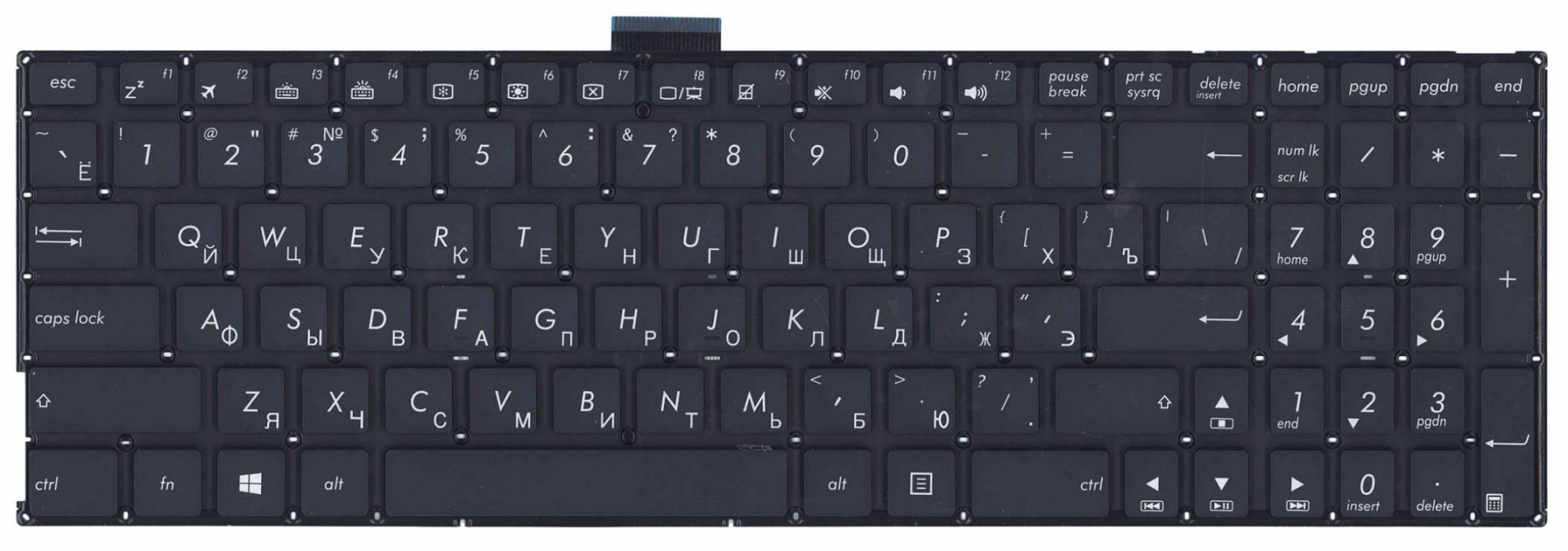 Клавиатура Asus VivoBook K501LB с подсветкой, OEM