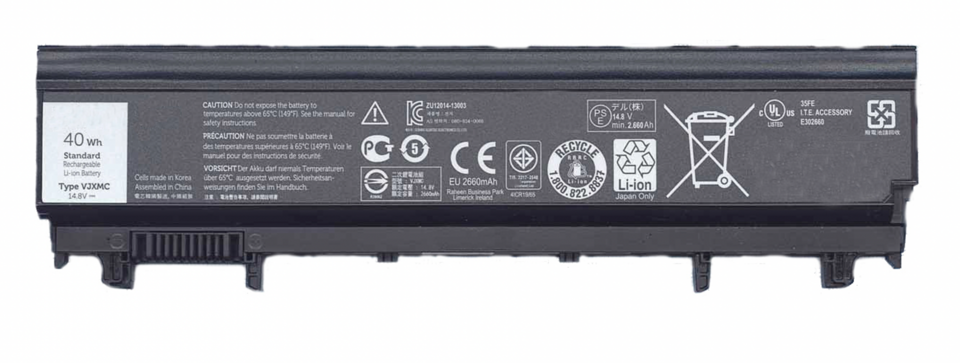 Аккумулятор DELL Latitude E5440 14.4V, 40Wh, Original