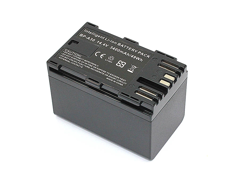 Аккумуляторная батарея для видеокамеры Canon EOS C200 (BP-A30) 14,4V 3400mAh