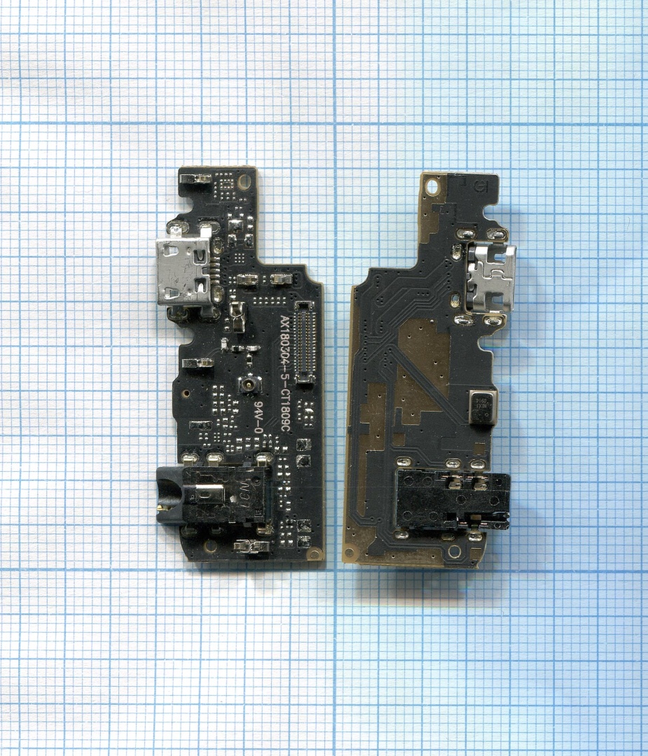 Плата разъема питания с микрофоном для Xiaomi Redmi Note 5 Pro