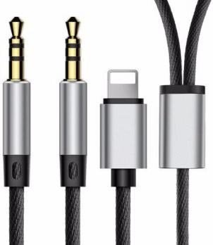 Кабель Baseus L33 для Apple+3.5 mm to 3.5 mm AUX Audio Cable Black 1,2m