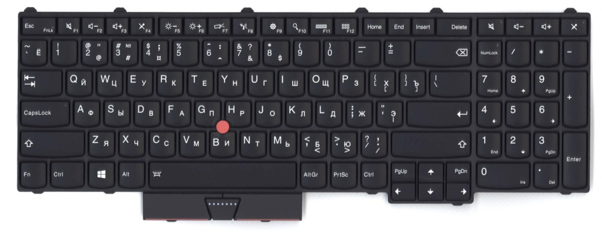 Клавиатура Lenovo Thinkpad P50 с подсветкой, OEM