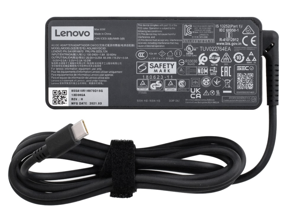 Блок питания Lenovo Yoga S730-13IWL (81J0002QGE) 65W, OEM