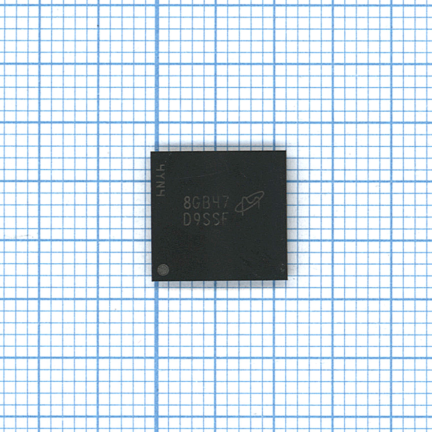 Микросхема памяти MT52L512M32D2PF-107 WT:B D9SSF с разбора