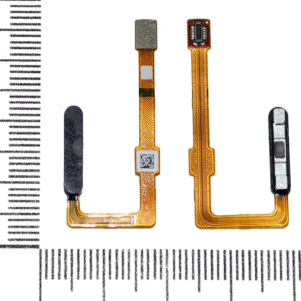 Шлейф Honor 9X China + сканер отпечатка пальца черный orig Factory