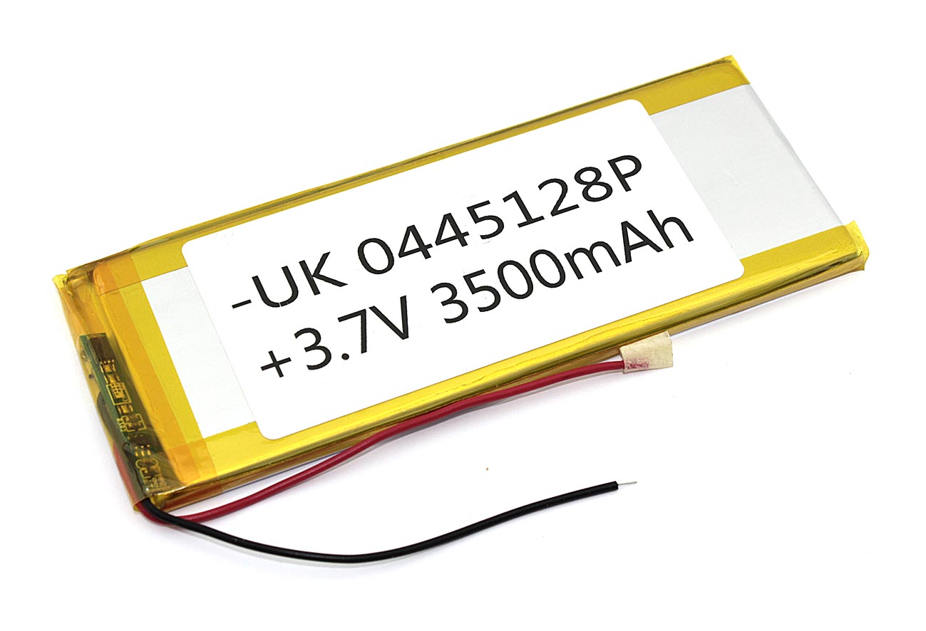 Аккумулятор Li-Pol (батарея) 4*45*128мм 2pin 3.7V/3500mAh