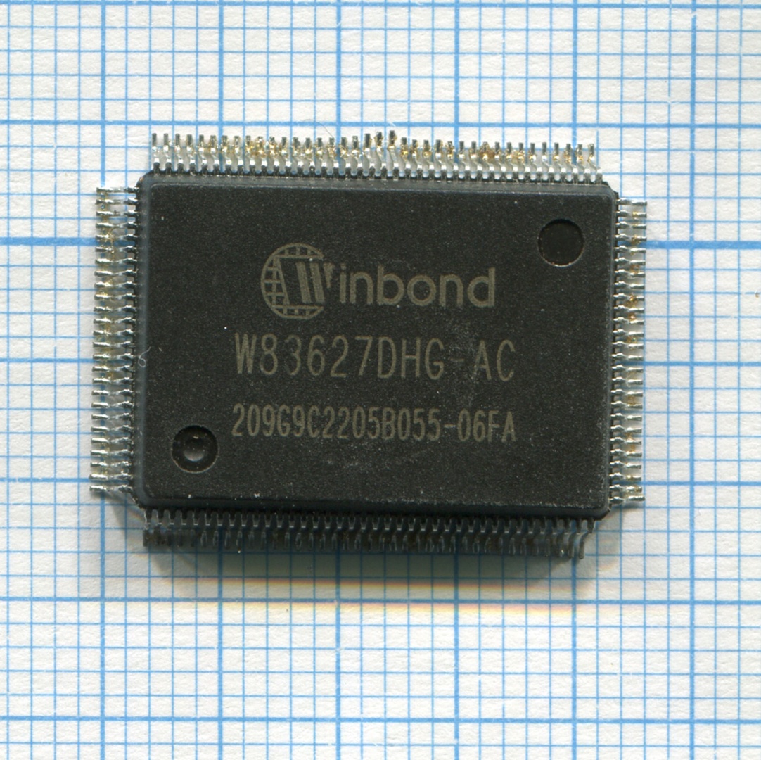 Мультиконтроллер W83627DHG-AC PQFP128 с разбора