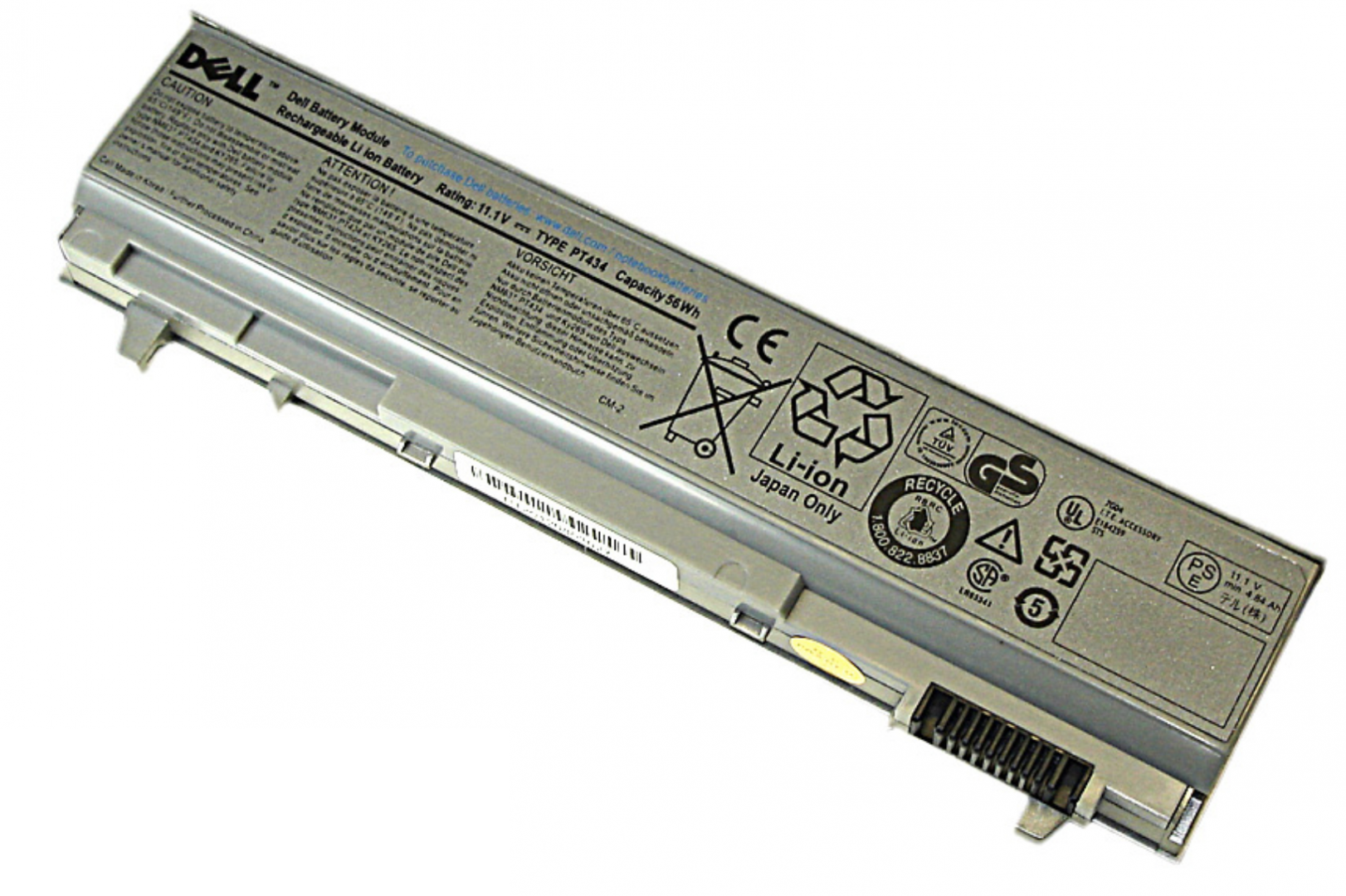 Аккумулятор DELL Latitude E6510 silver, Original