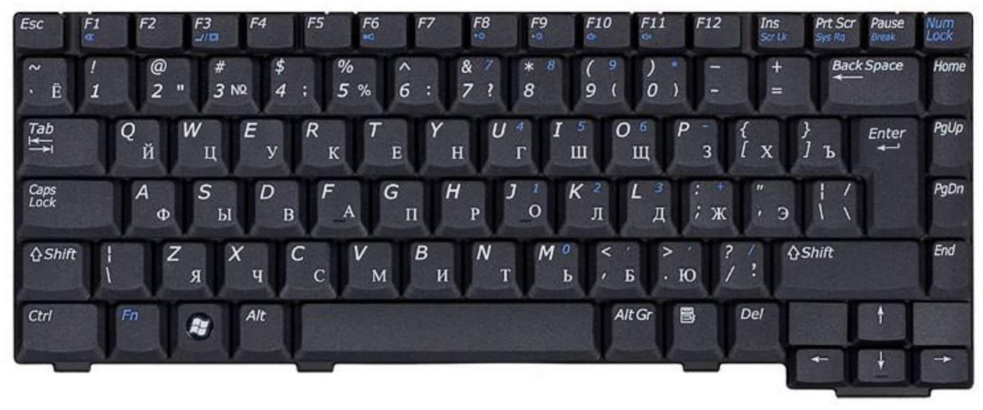 Клавиатура Benq Joybook A52 OEM