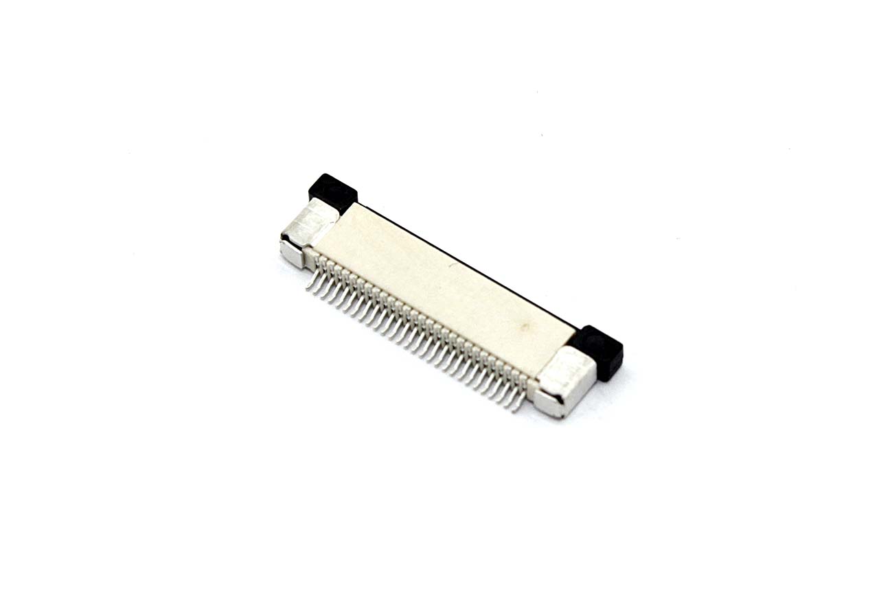 Разъем FPC  Half Coverage Top Contact 0.5K-BS-28PWB 28 pin высота 2мм шаг 0,5мм