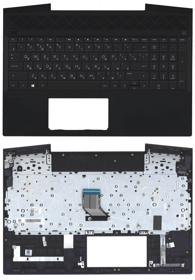 Клавиатура для ноутбука HP Pavilion Gaming 15-CX топкейс без подсветки