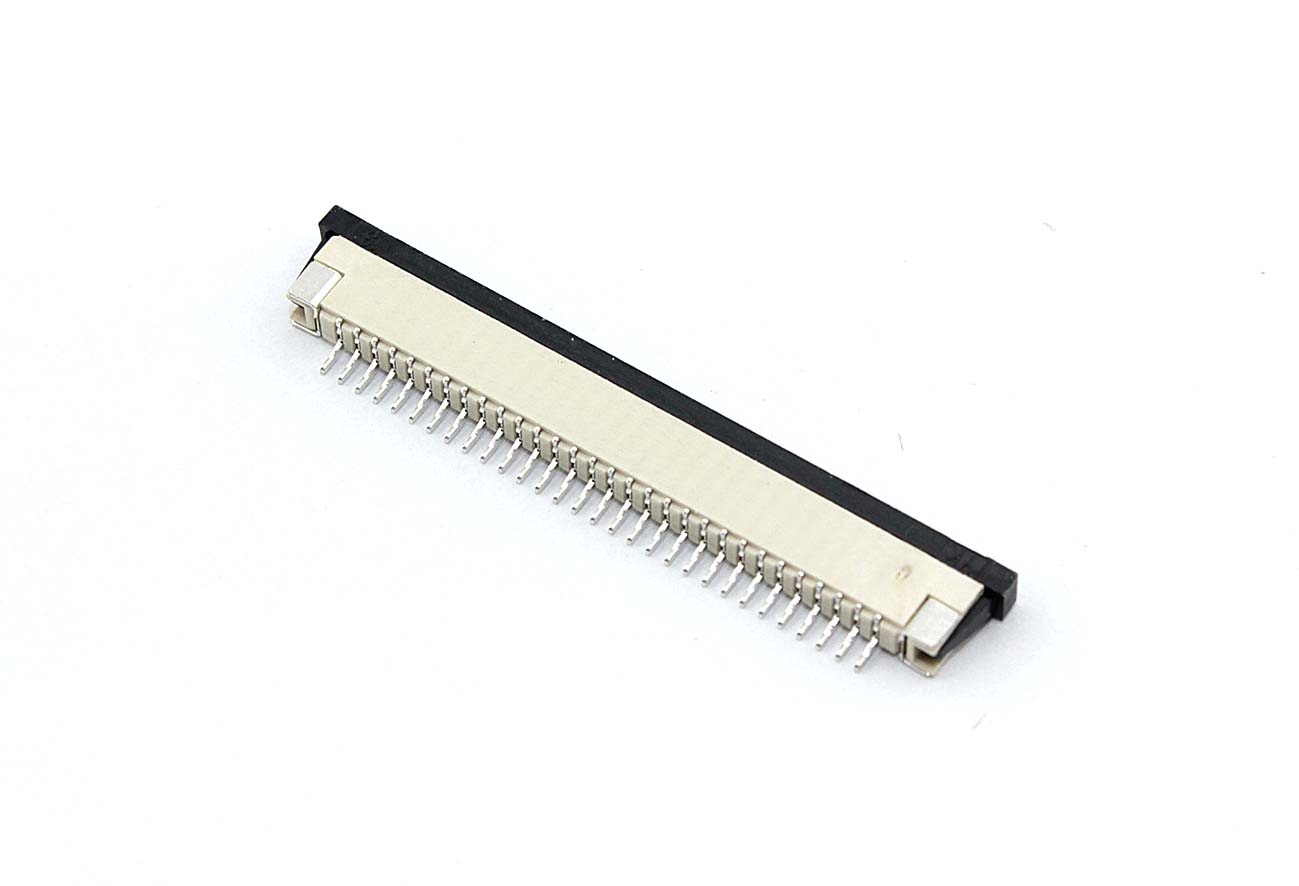 Разъем FPC  Half Coverage Bottom Contact 1.0K-BX-30PWB 30 pin высота 2мм шаг 1мм
