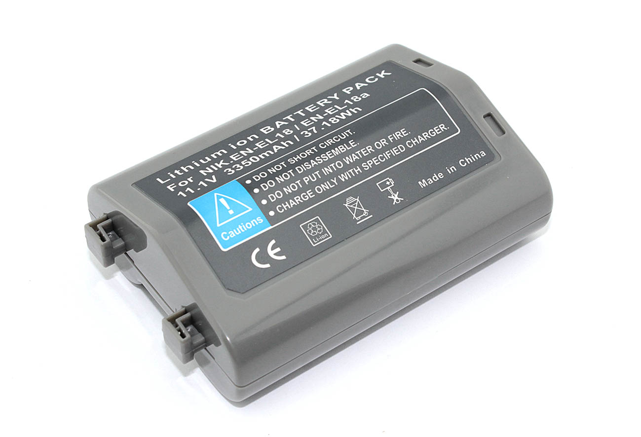 Аккумуляторная батарея для фотоаппарата Nikon D4, D5, D500, D800, D810, D850 (EN-EL18) 11.1V 3350mAh