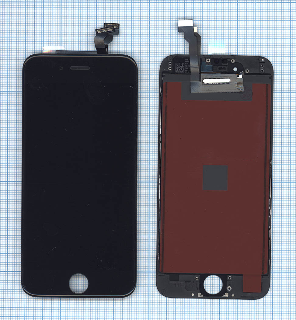 Дисплей для iPhone 6 в сборе с тачскрином (LT) черный