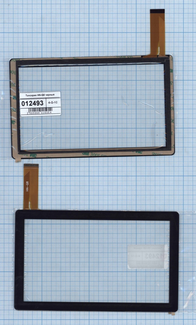 Сенсорное стекло (тачскрин) HN-Q8 черное