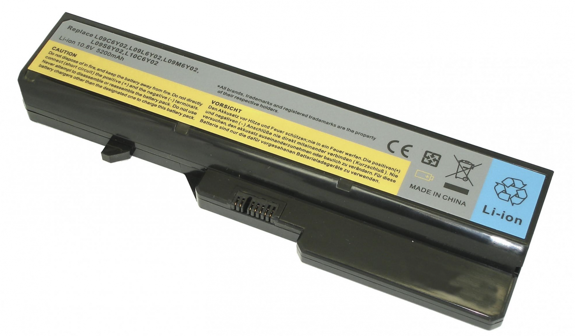 Аккумулятор Lenovo IdeaPad B470 11.1V, 5200mAh, OEM