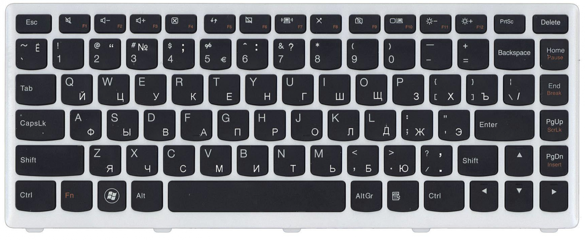 Клавиатура Lenovo IdeaPad U310 OEM