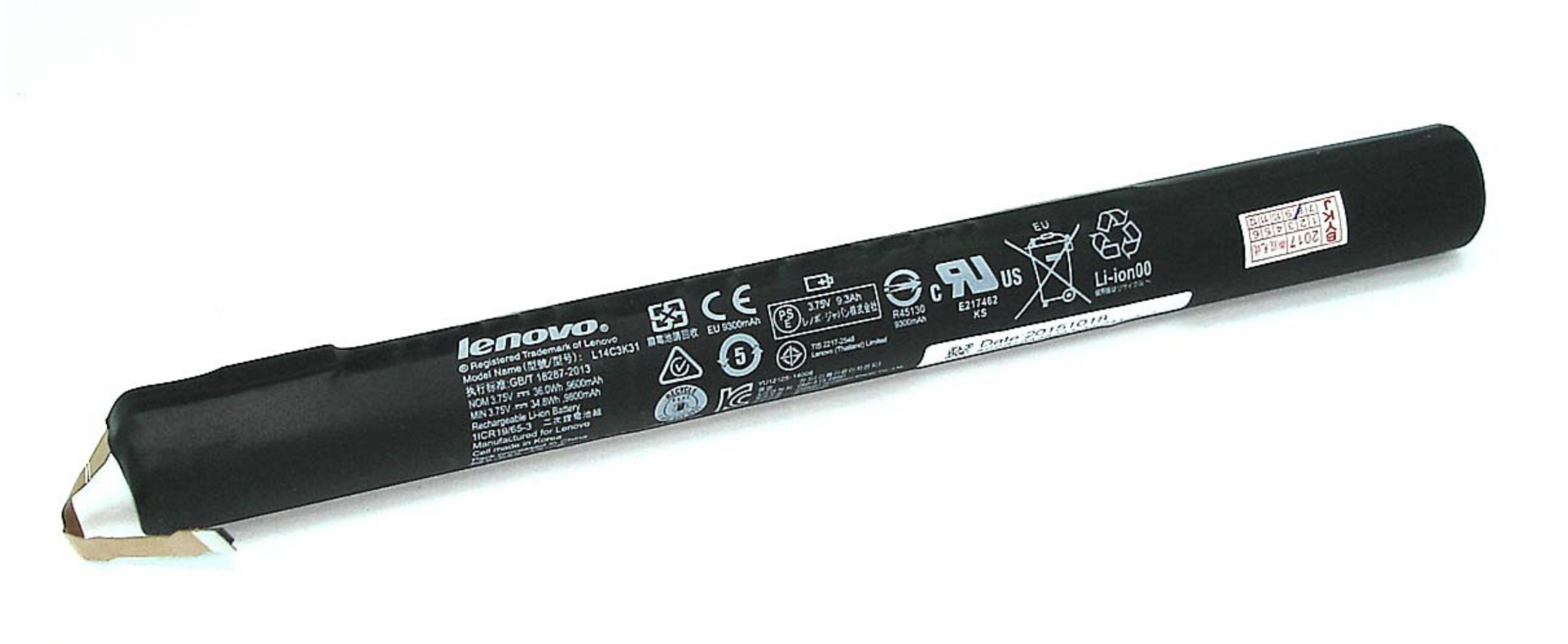 Аккумулятор Lenovo Yoga Tablet 2 10 3.6-3.75V, 37Wh, Original