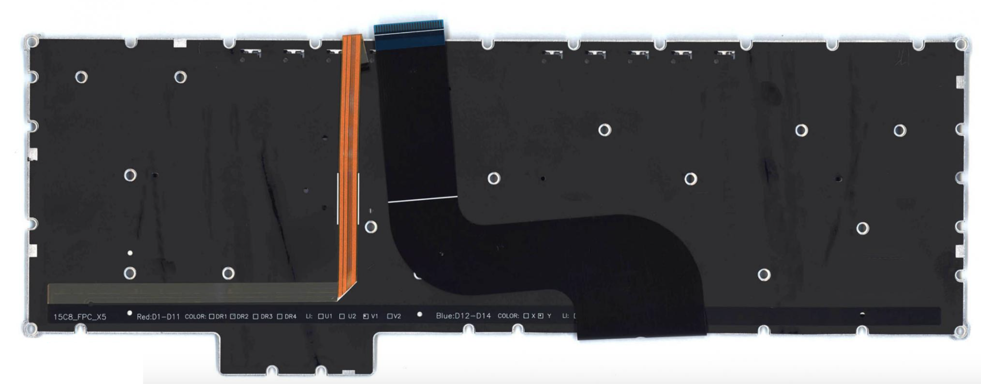 Клавиатура Acer Predator G5-793-7108 с подсветкой, OEM